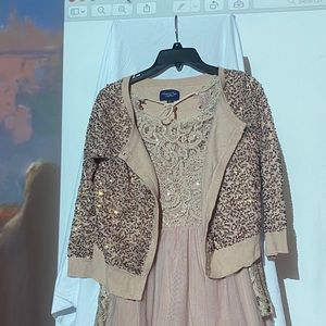 AEO Sequin 3/4 Sleeve Cardigan